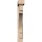 Ekena Millwork Merced Block Smooth Bracket w/ Offset Brace, Douglas Fir, 5 1/2"W x 36"D x 40"H BKT0604X36X40MRC05SDF - alternate 4